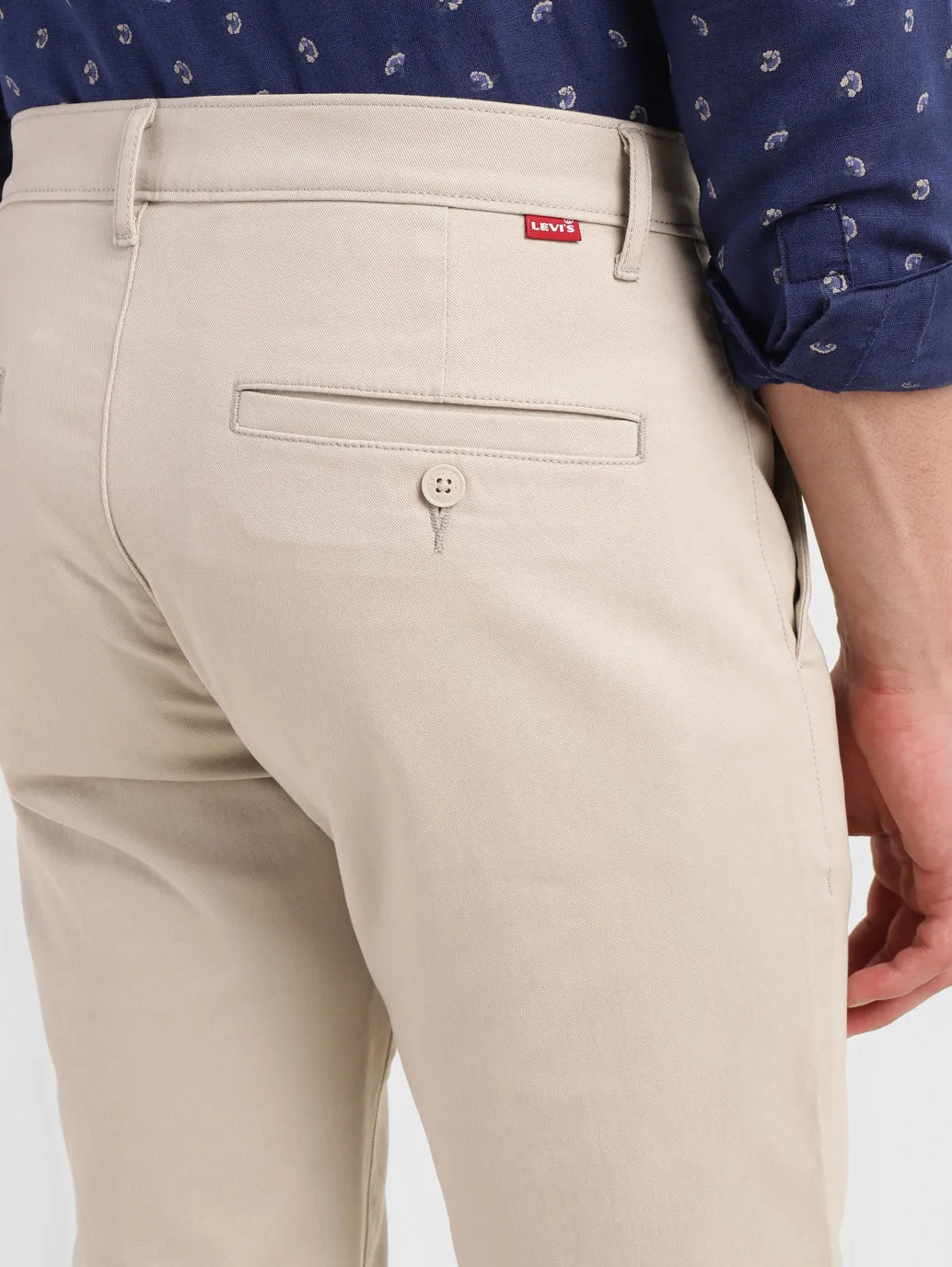 Men's 511 Beige Slim Fit Chinos