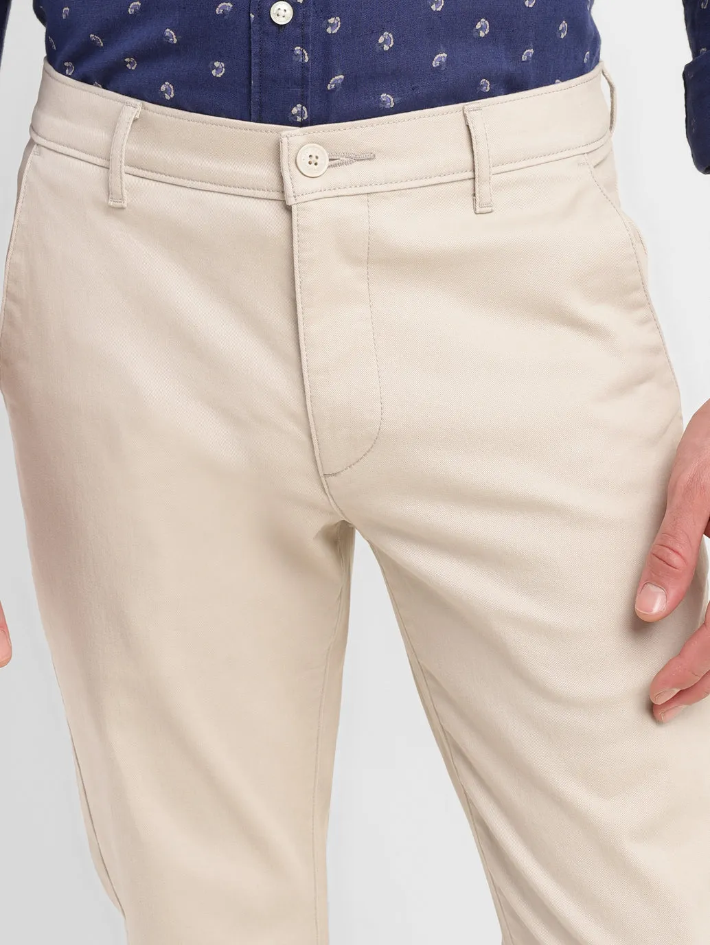 Men's 511 Beige Slim Fit Chinos