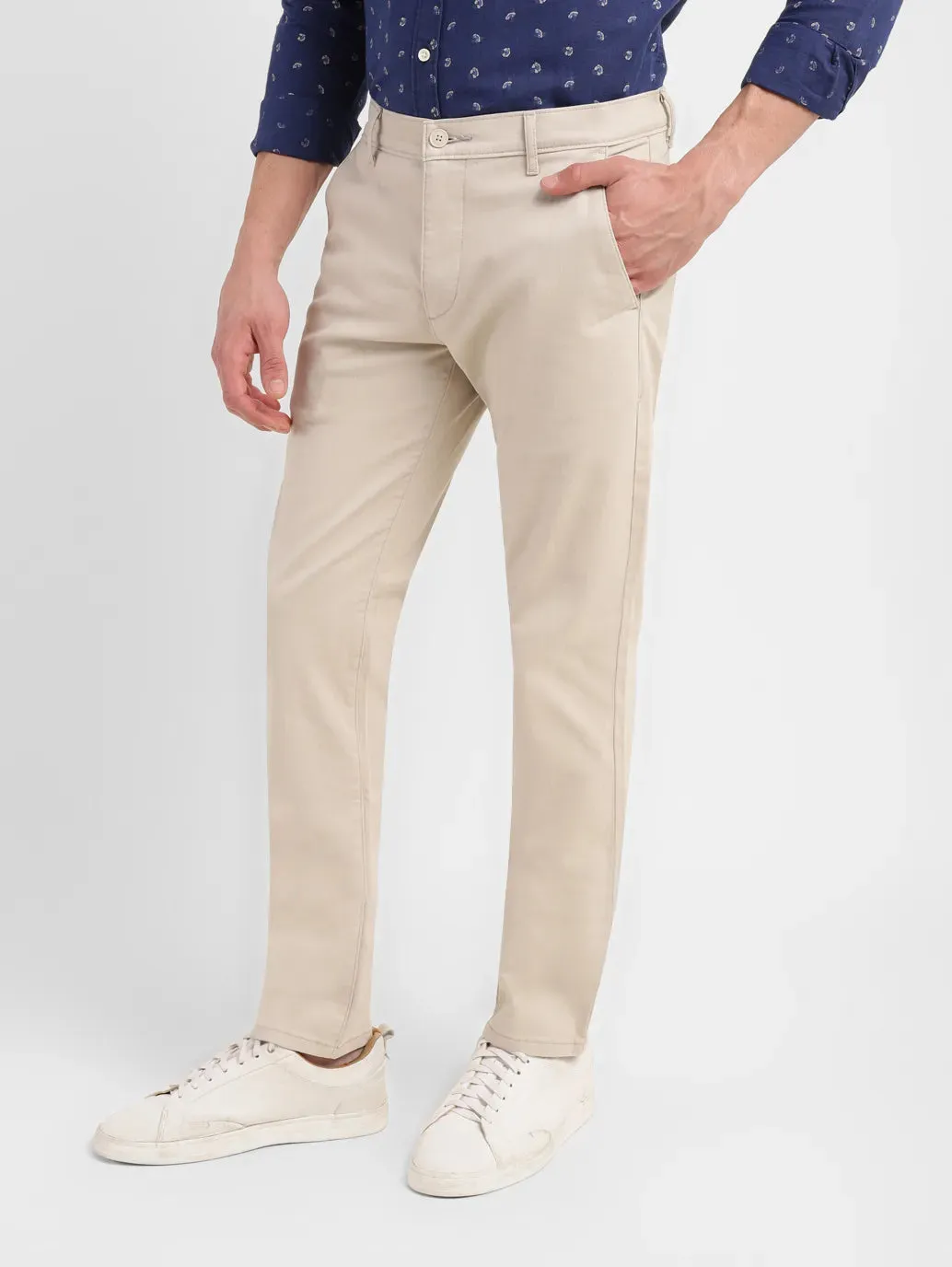 Men's 511 Beige Slim Fit Chinos