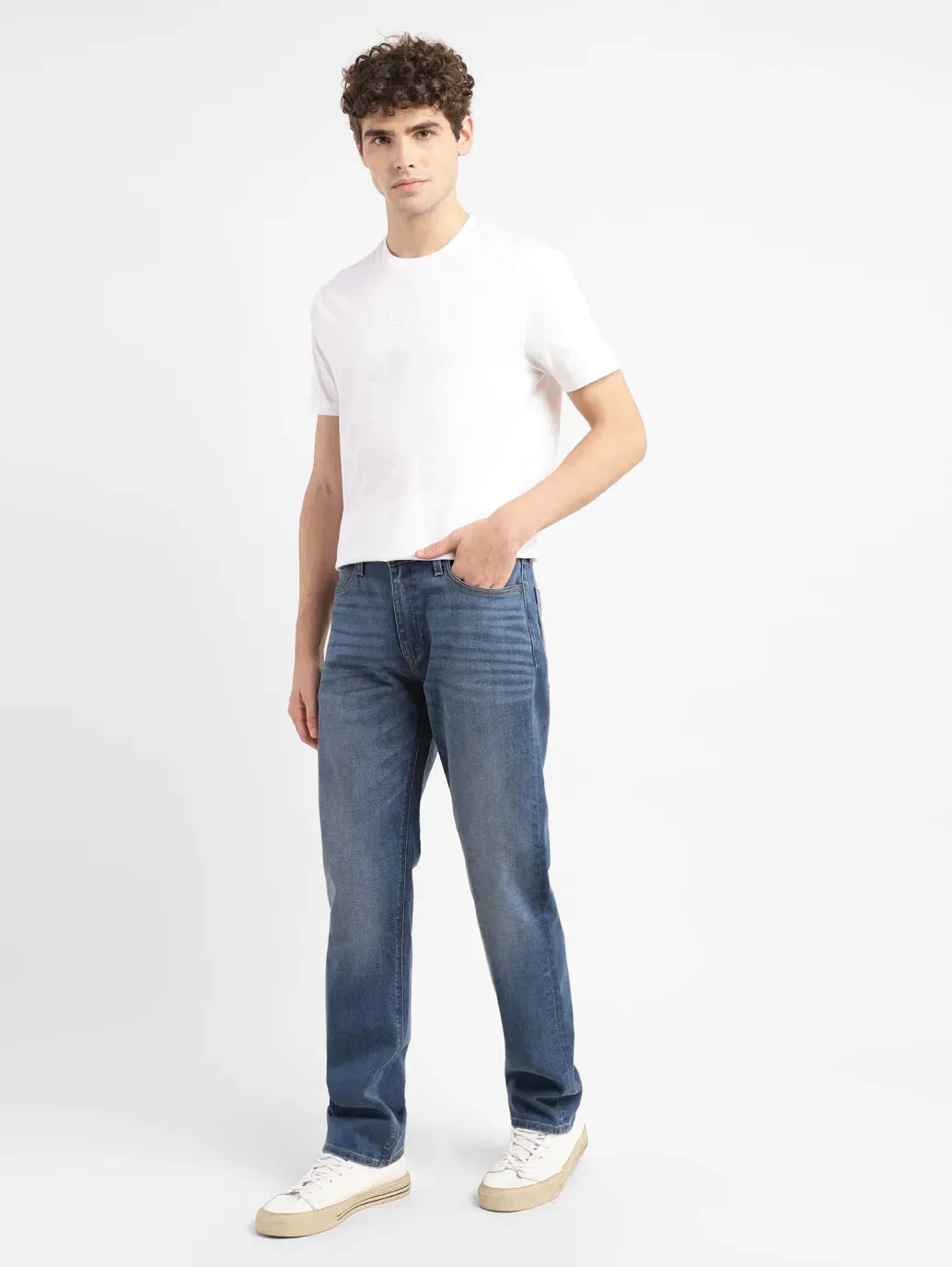 Men's 512 Mid Indigo Slim Tapered Fit Jeans