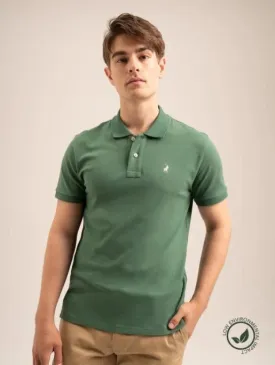 Mens Carter Custom Fit SS Pique Golfer - Green