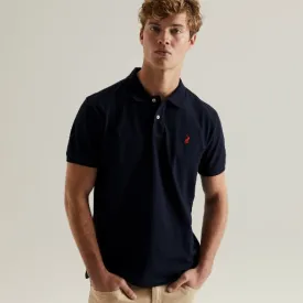 Mens Carter Custom Fit SS Pique Golfer - Navy