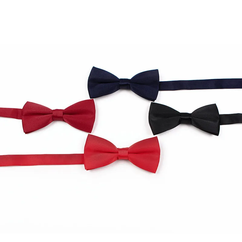 Men's Casual Solid Color Bow Tie