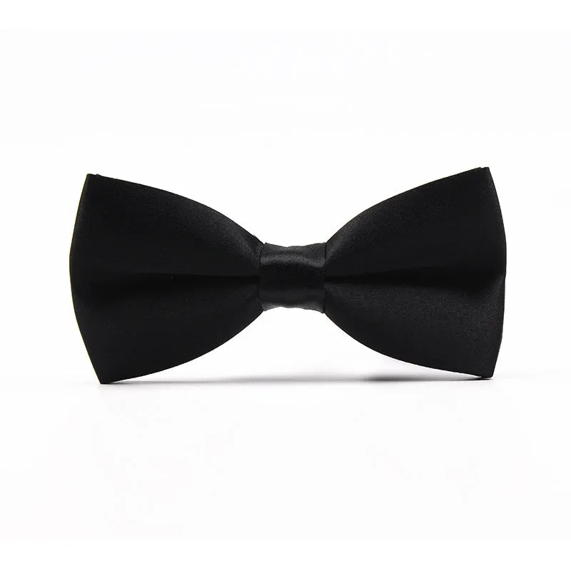 Men's Casual Solid Color Bow Tie