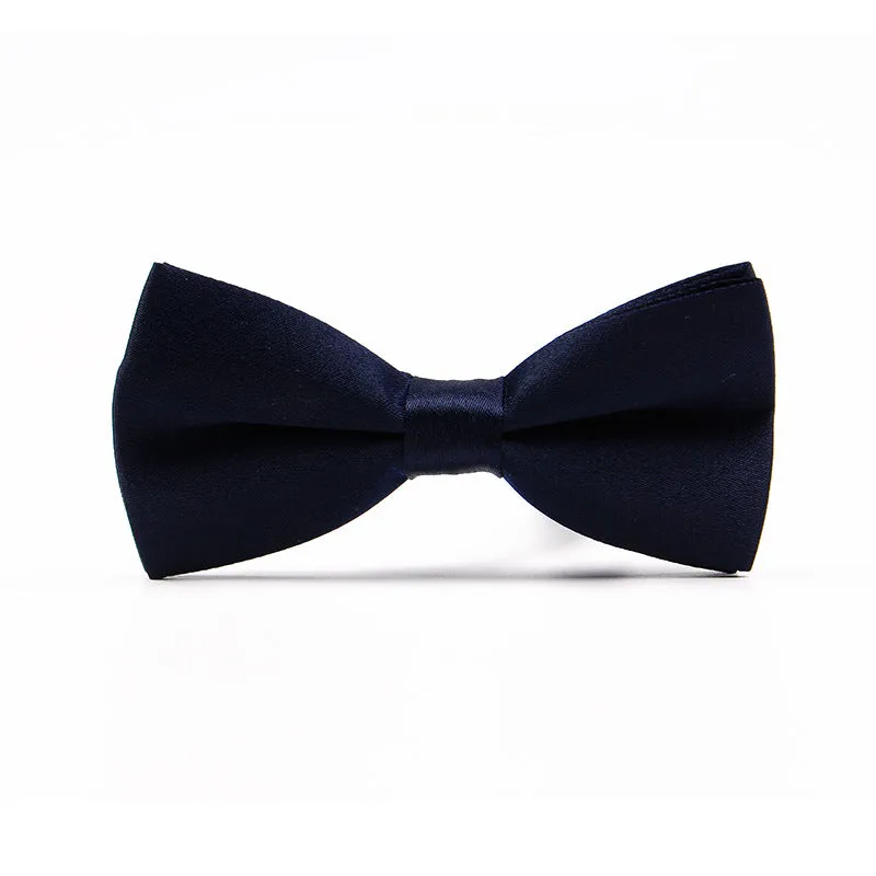 Men's Casual Solid Color Bow Tie