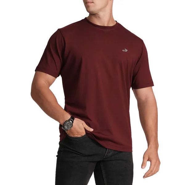 Men's Classic Fit Verve Tee-Ruby Wine