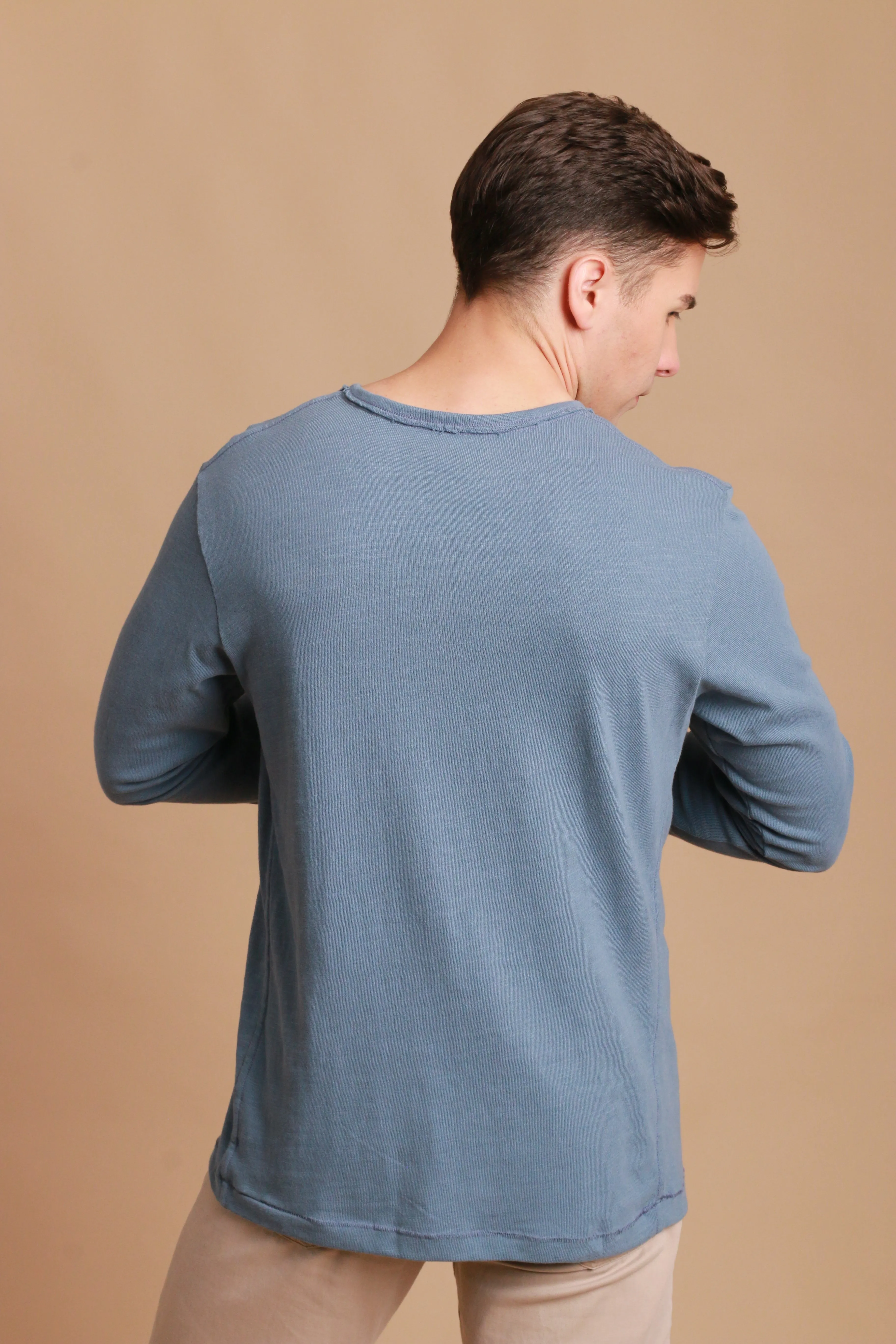 Men's Crew Neck Long Sleeve Shirt