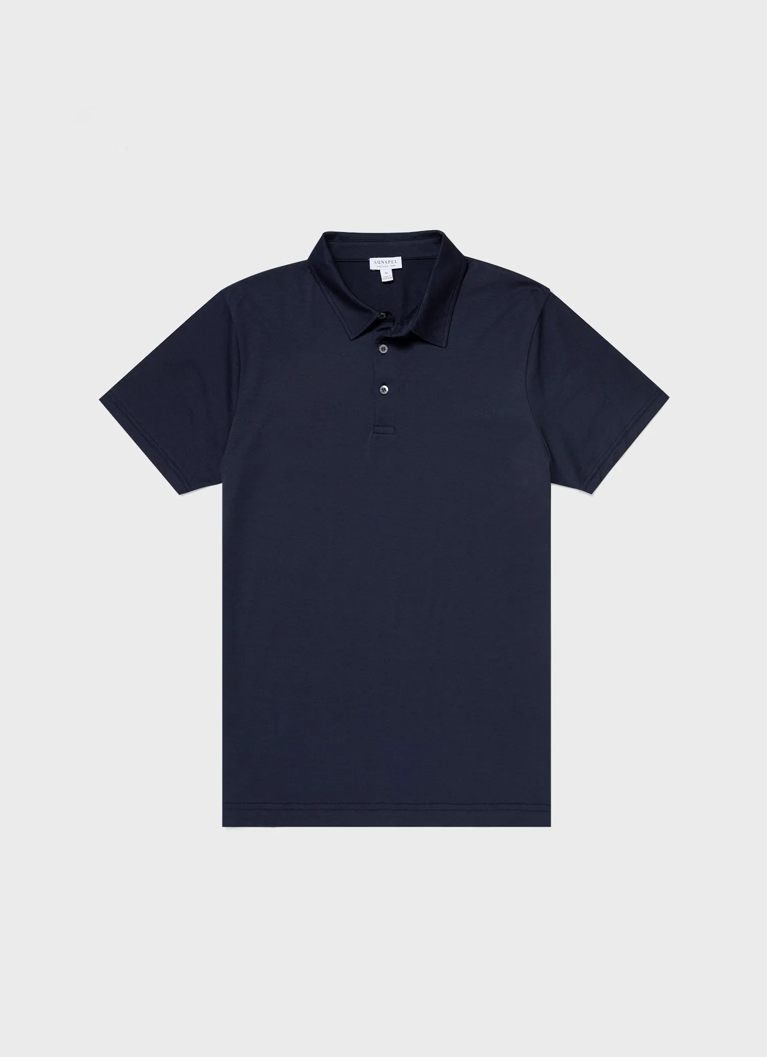 Men's Jersey Classic Polo Shirt in Navy