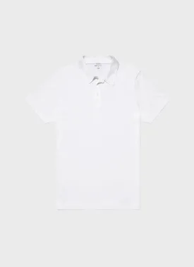 Men's Jersey Classic Polo Shirt in White