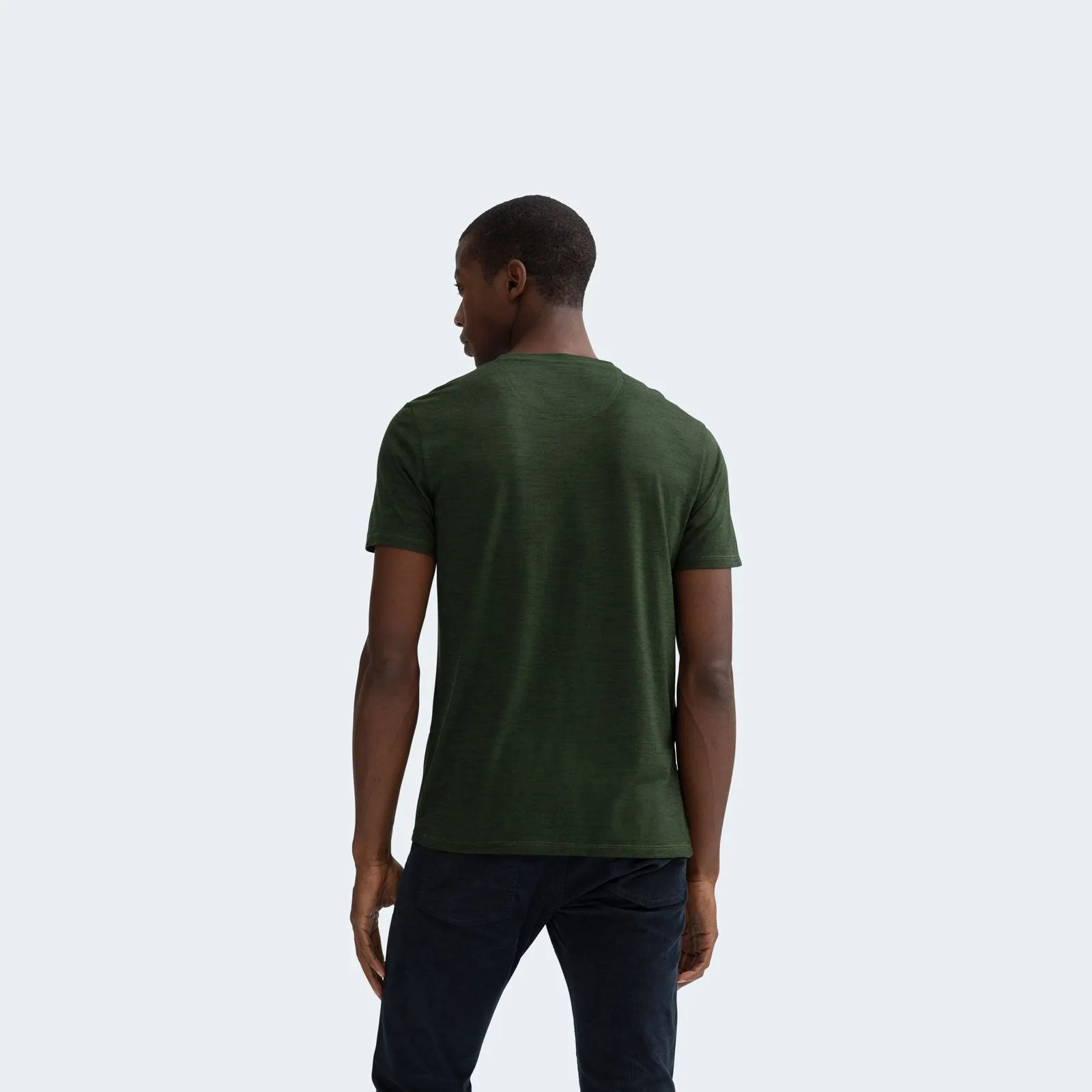 Men's Merino Wool Crew Neck T-Shirt