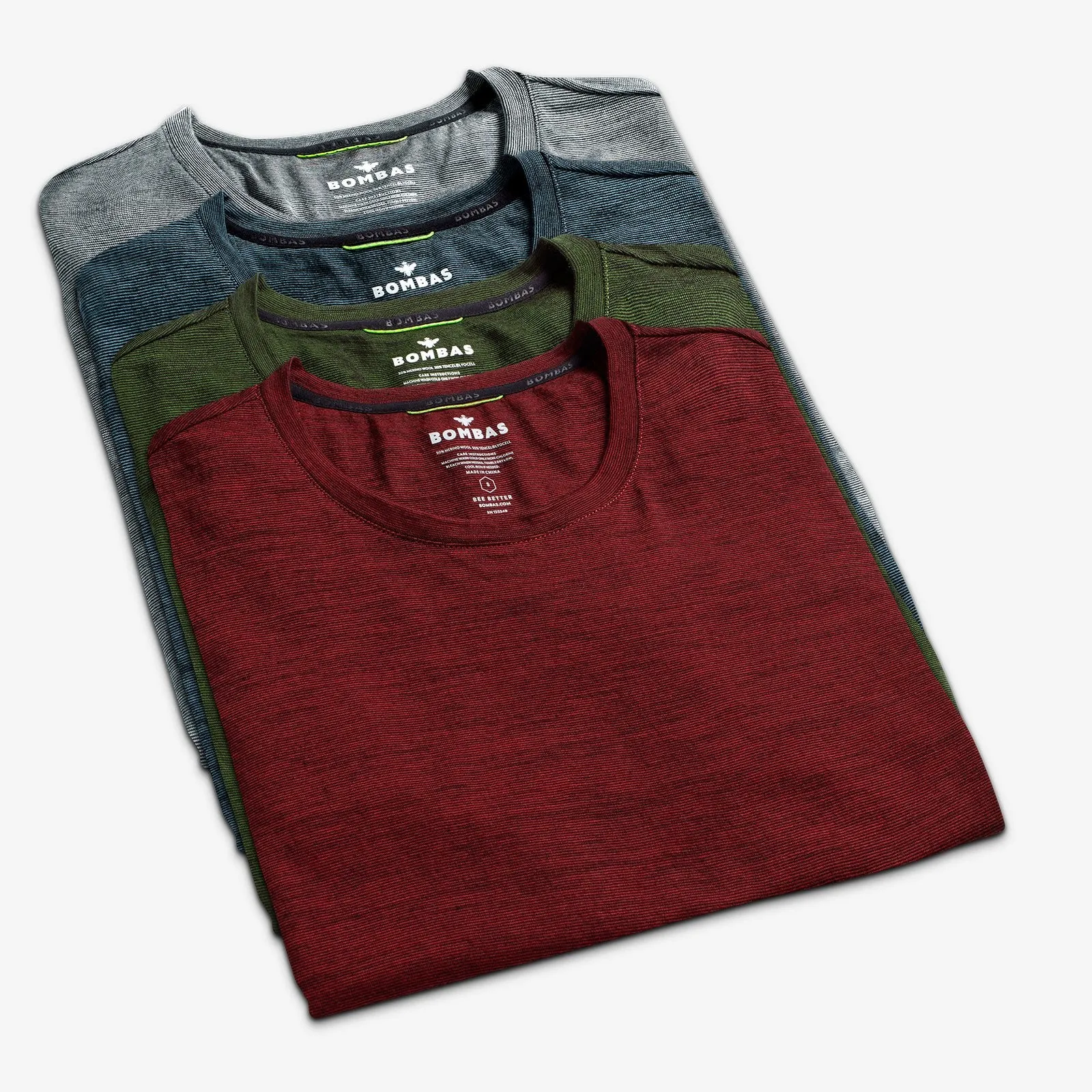 Men's Merino Wool Crew Neck T-Shirt