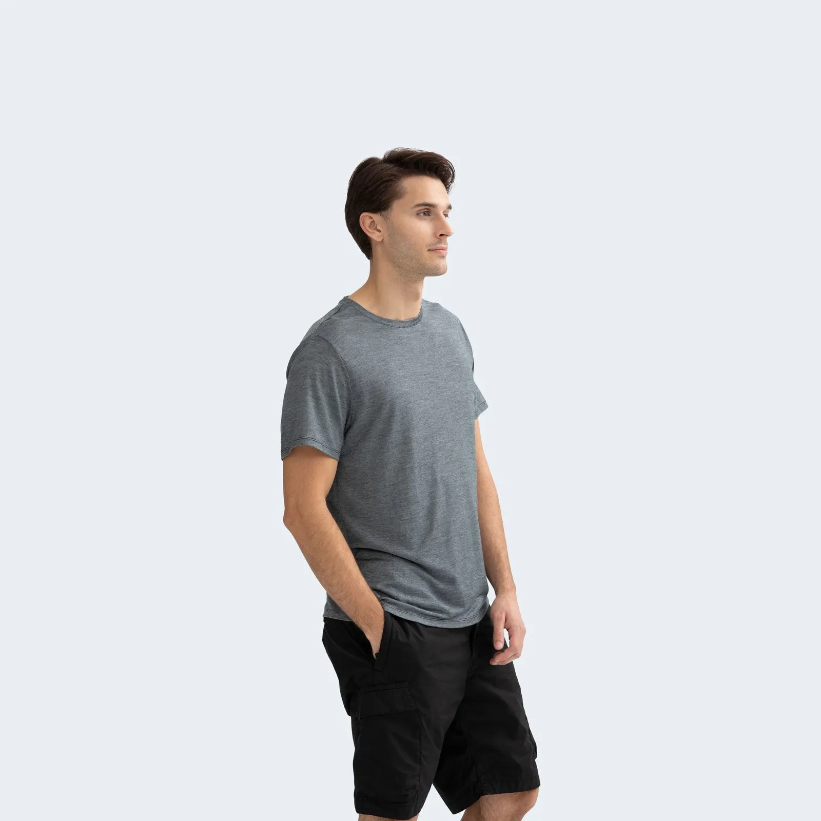 Men's Merino Wool Crew Neck T-Shirt