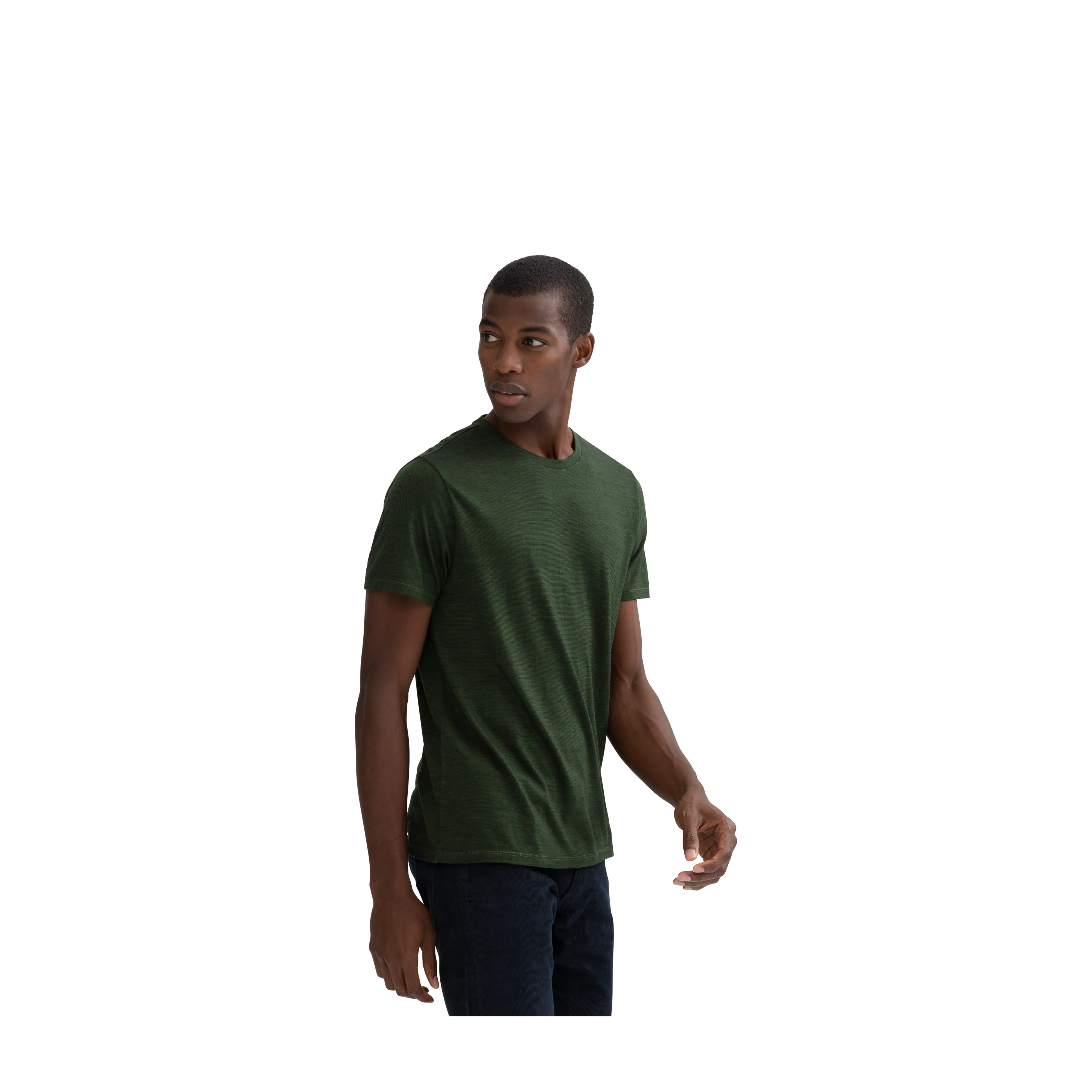 Men's Merino Wool Crew Neck T-Shirt