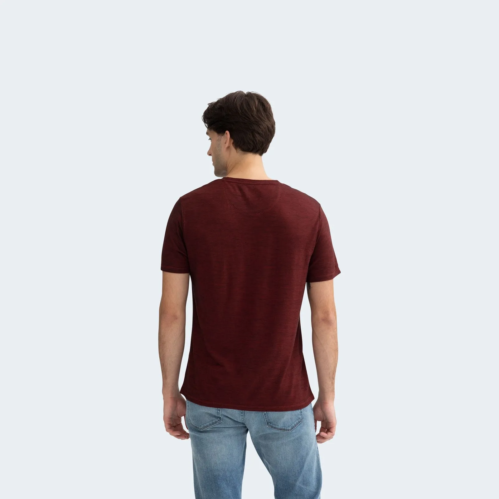 Men's Merino Wool Crew Neck T-Shirt