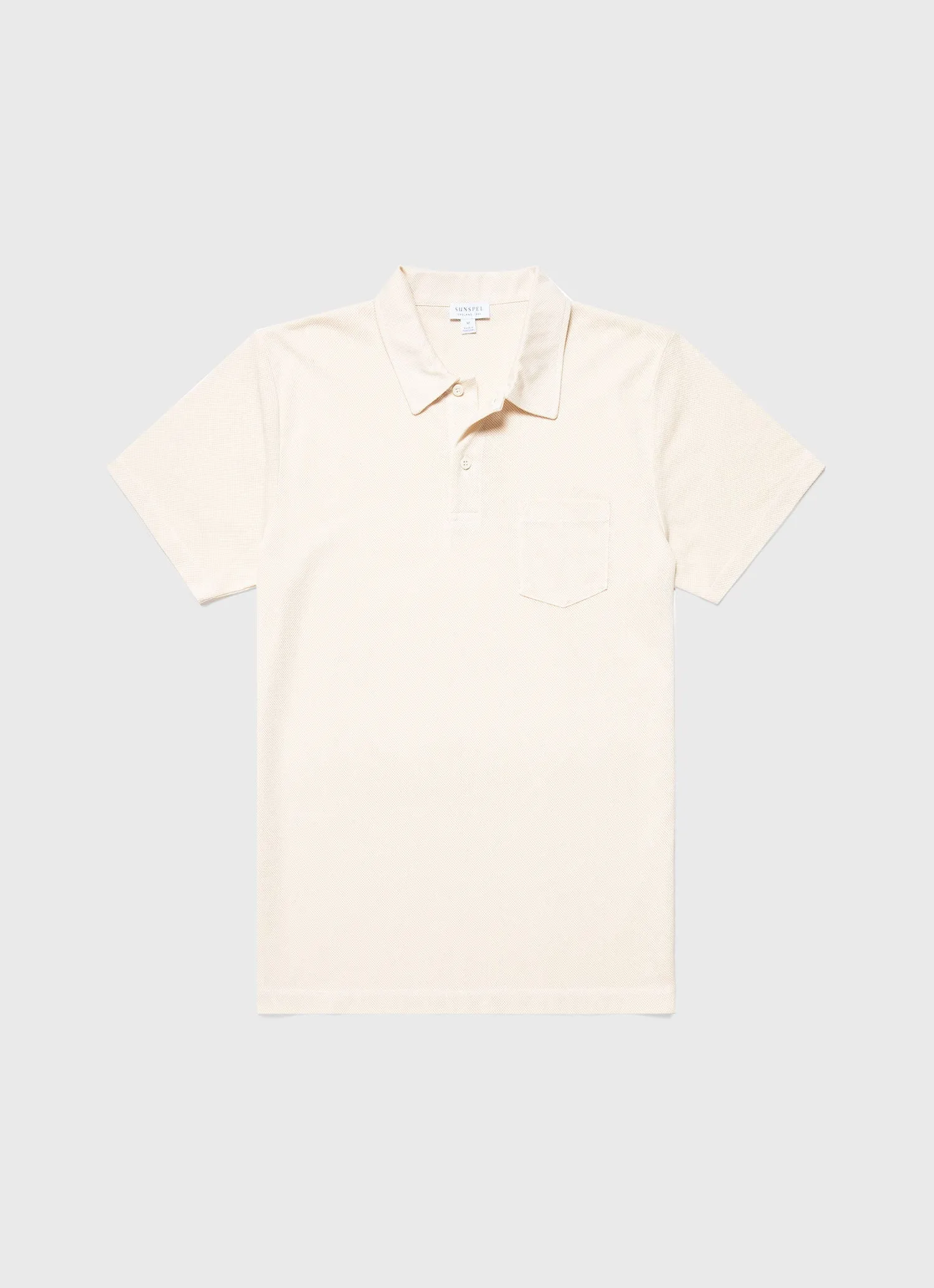 Men's Undyed Riviera Polo Shirt in Undyed