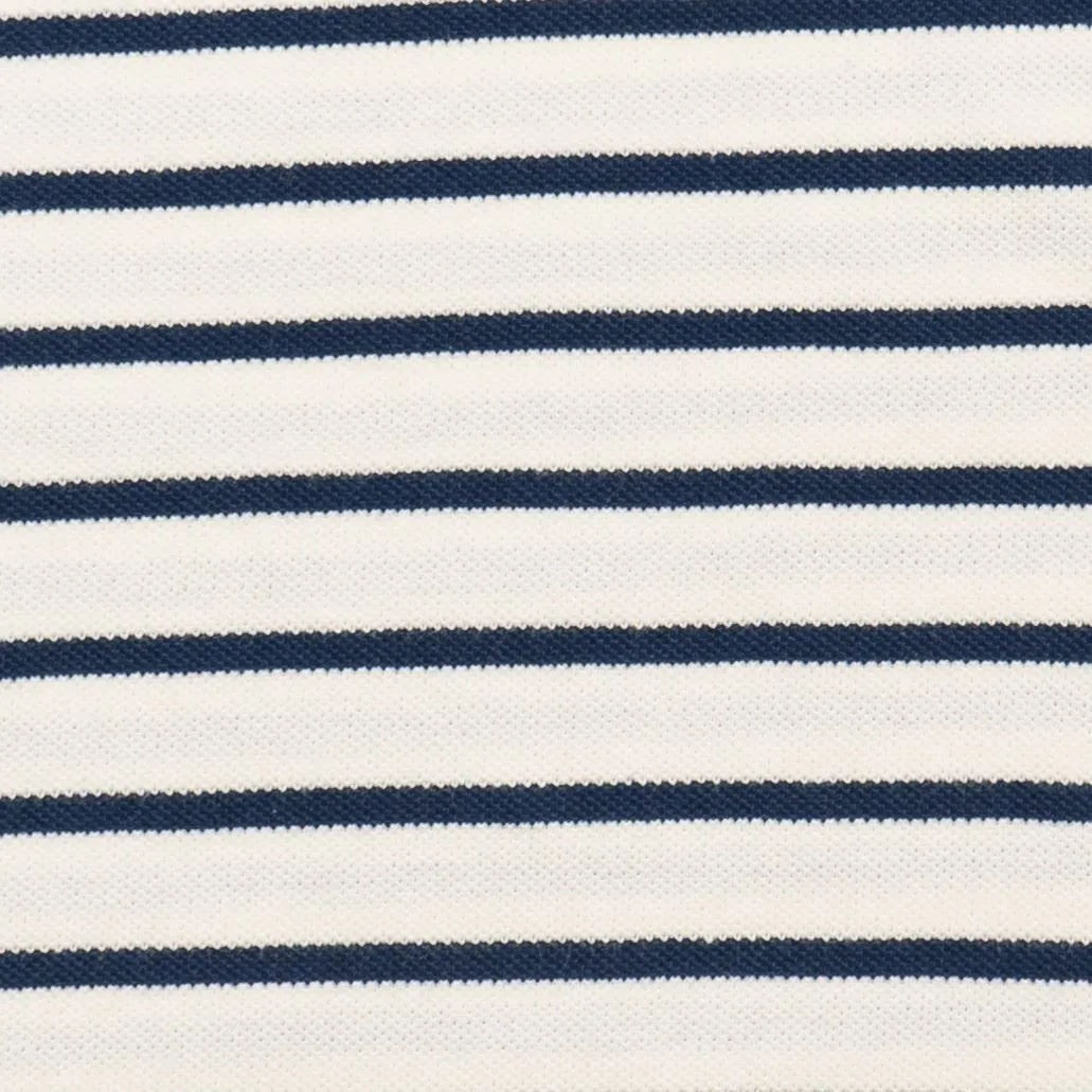 Mini Boden Boys Ivory Stripes Polo Shirts