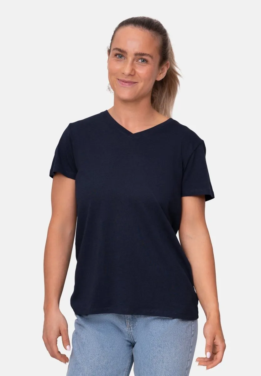 MODAL V NECK T-SHIRT FOR WOMEN