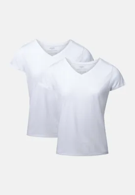 MODAL V NECK T-SHIRT FOR WOMEN