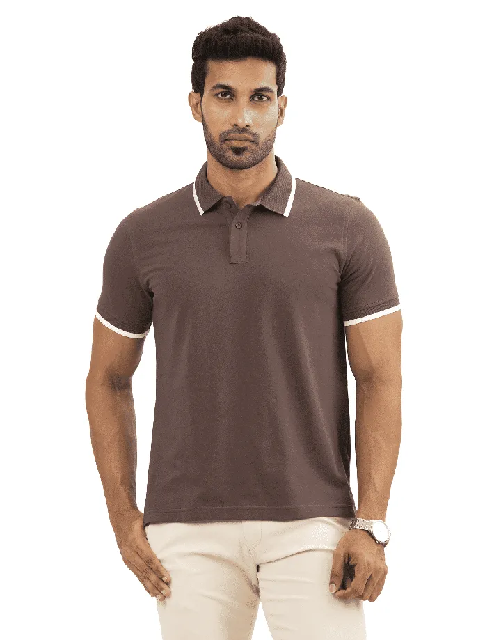 Moose Men’s Timeless Slim Fit Polo T-Shirt