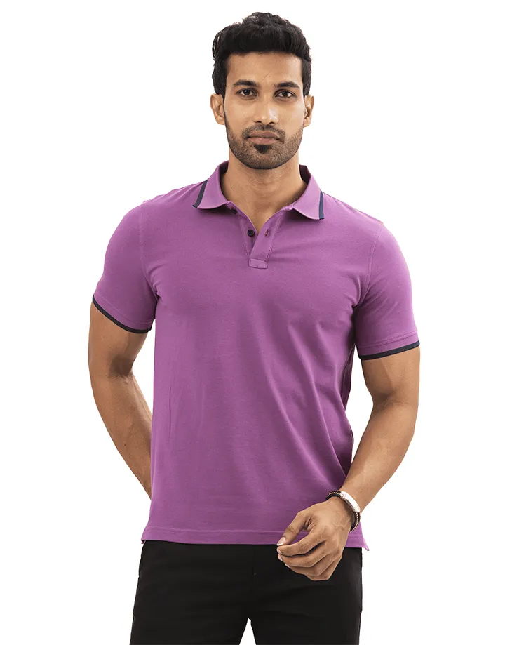 Moose Men’s Timeless Slim Fit Polo T-Shirt