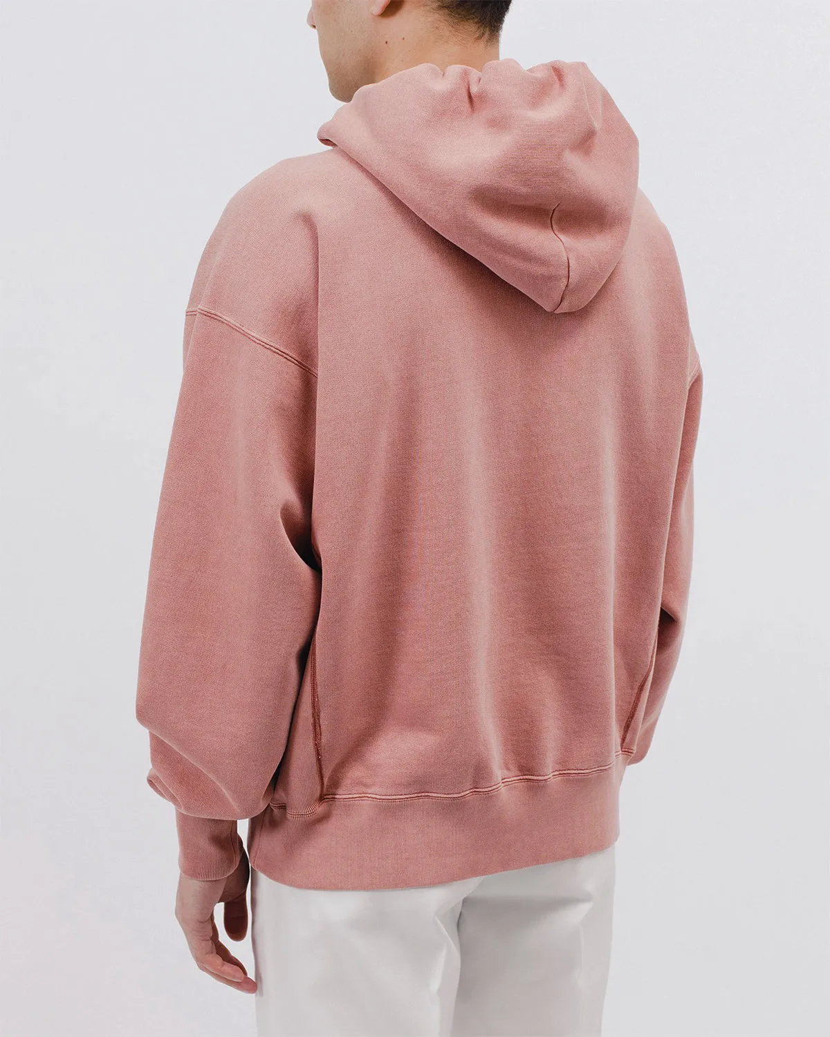 Natural Dyed Hoodie Fleece - Brick