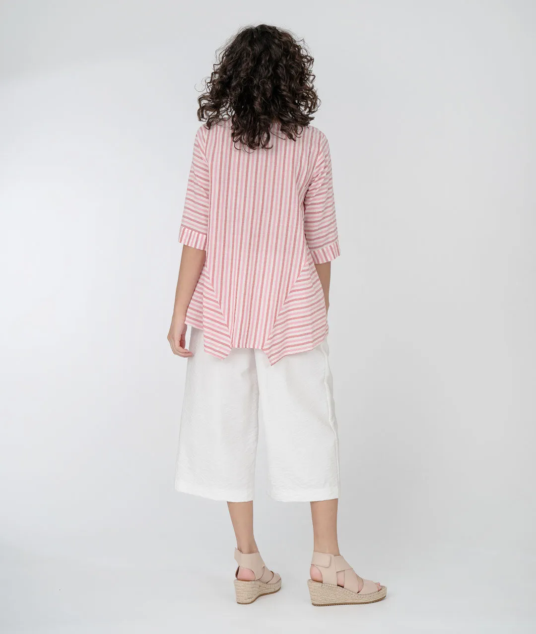 Niche - Burnout Stripe - Natalia Top - White