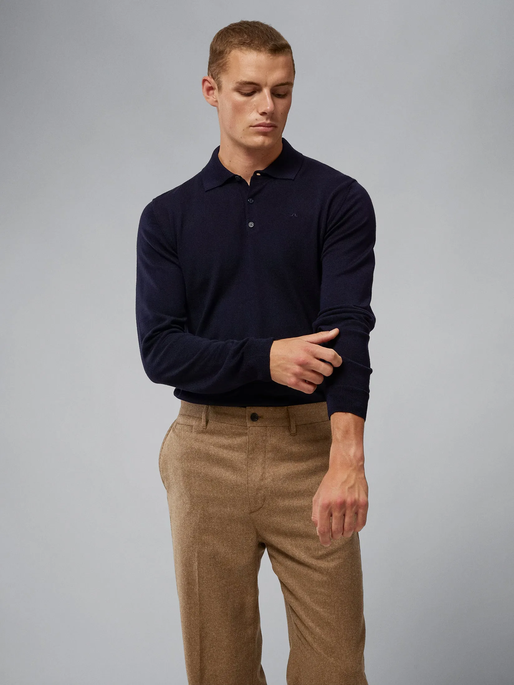 Noel Light Merino Polo