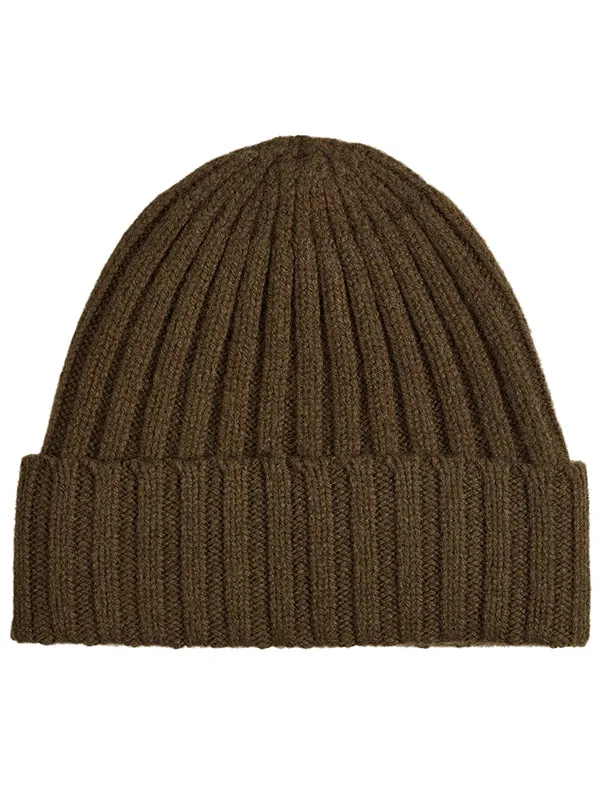 Plain Ribbed Hat Golden Eye