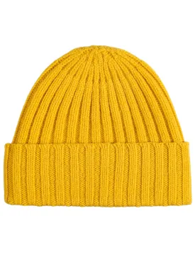 Plain Ribbed Hat Golden Eye