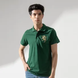 Polo Republica Men's Regal Lion Embroidered Short Sleeve Polo Shirt