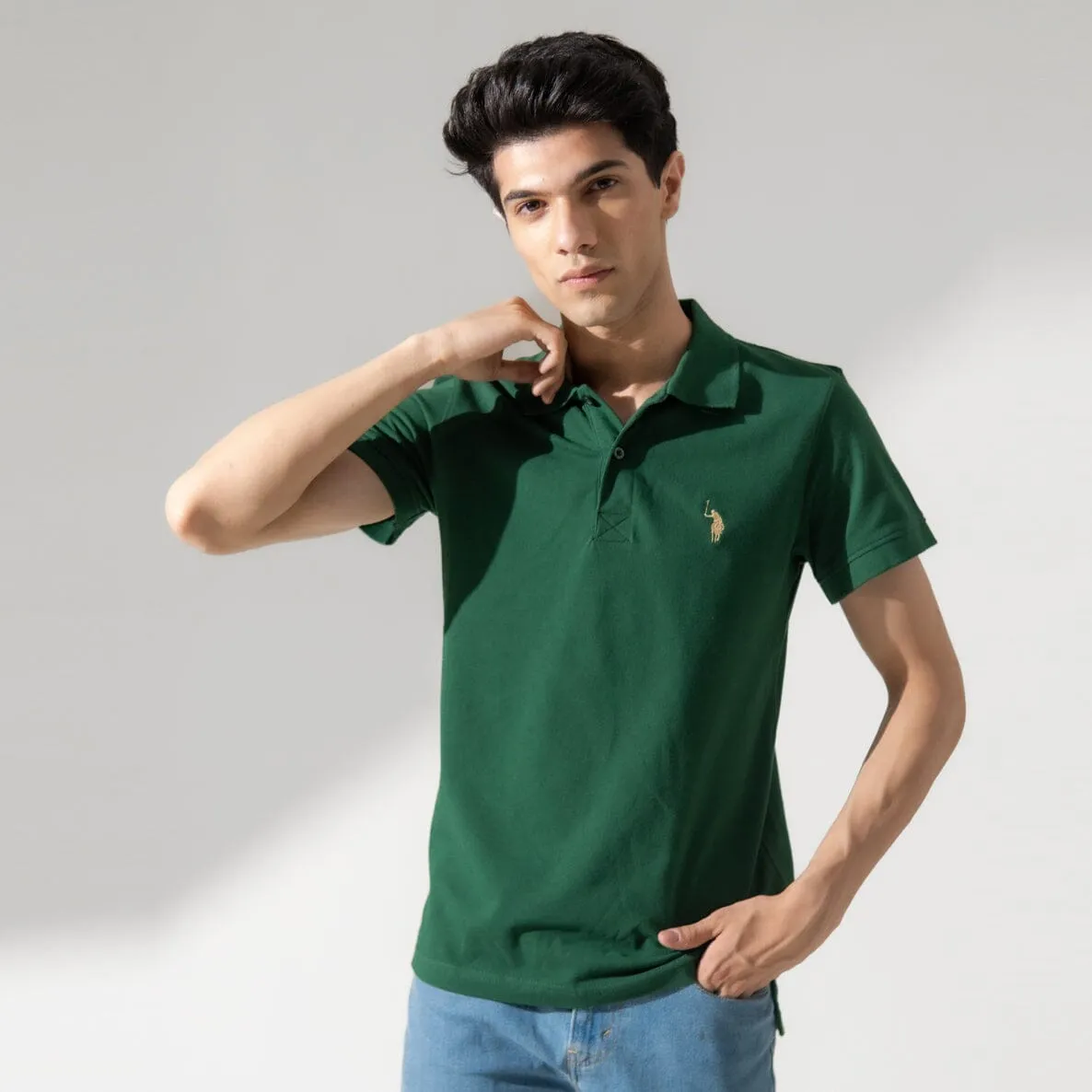 Polo Republica Men's Signature Pony Embroidered Short Sleeve Polo Shirt