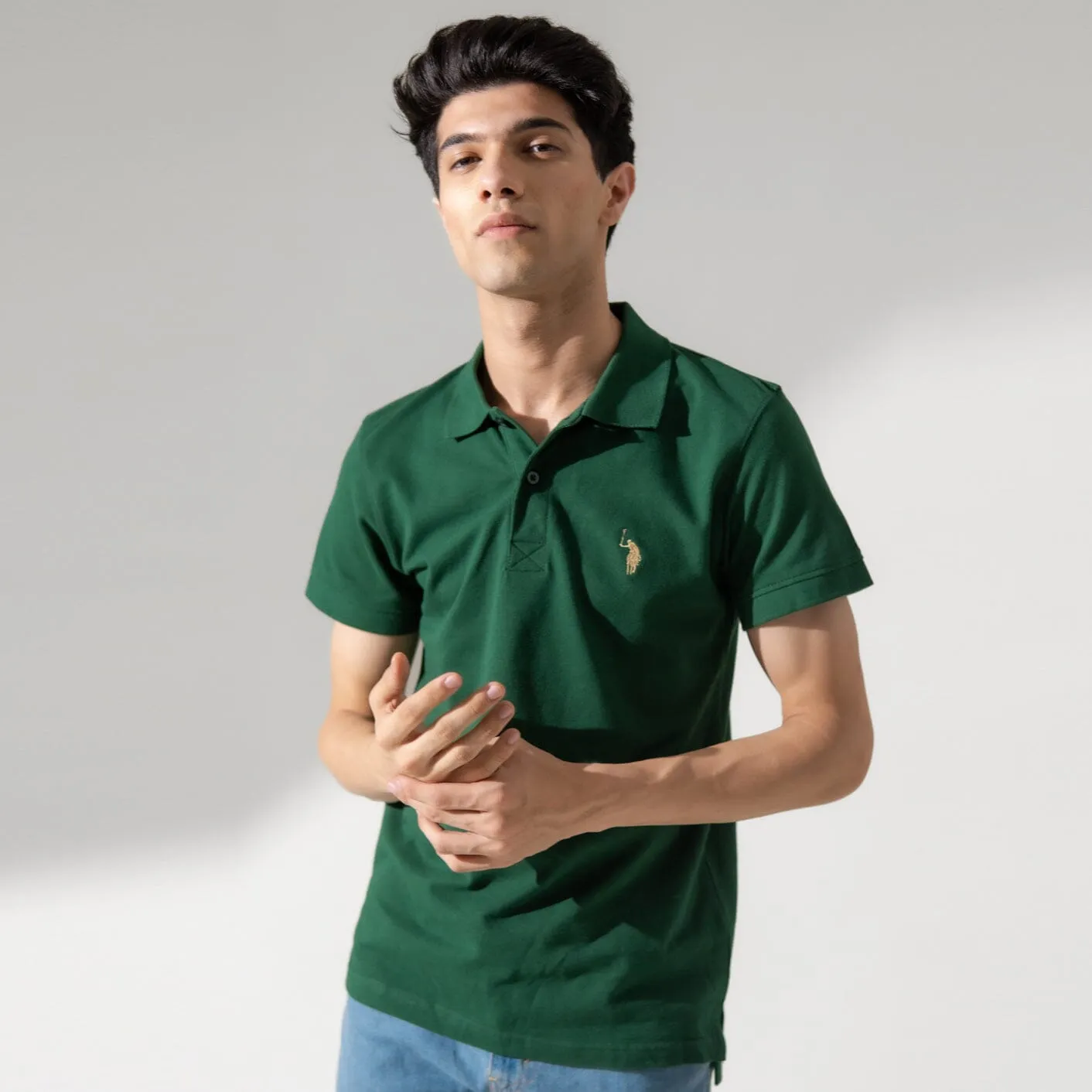 Polo Republica Men's Signature Pony Embroidered Short Sleeve Polo Shirt