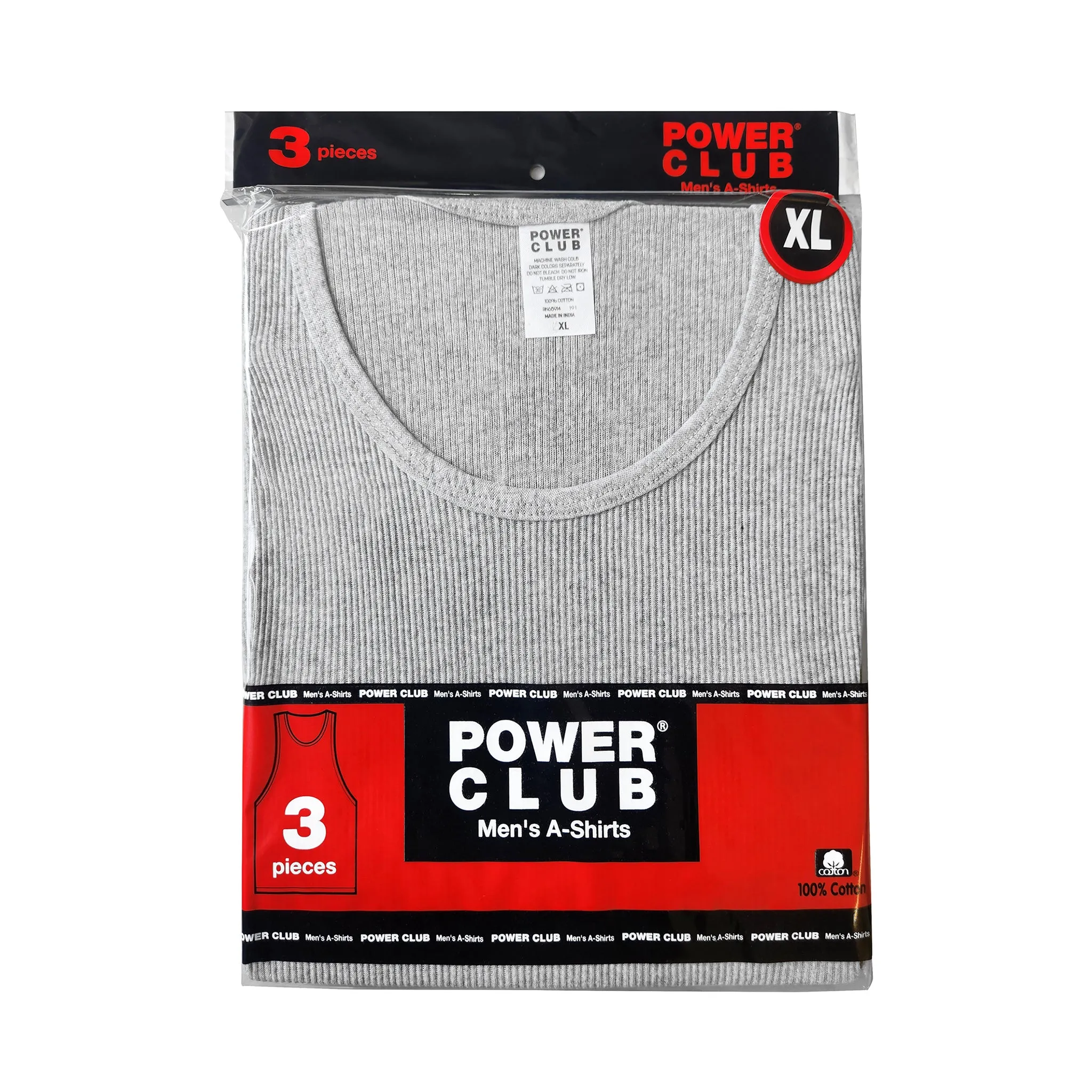 POWER CLUB MEN'S COLOR A-SHIRTS (CPA003)