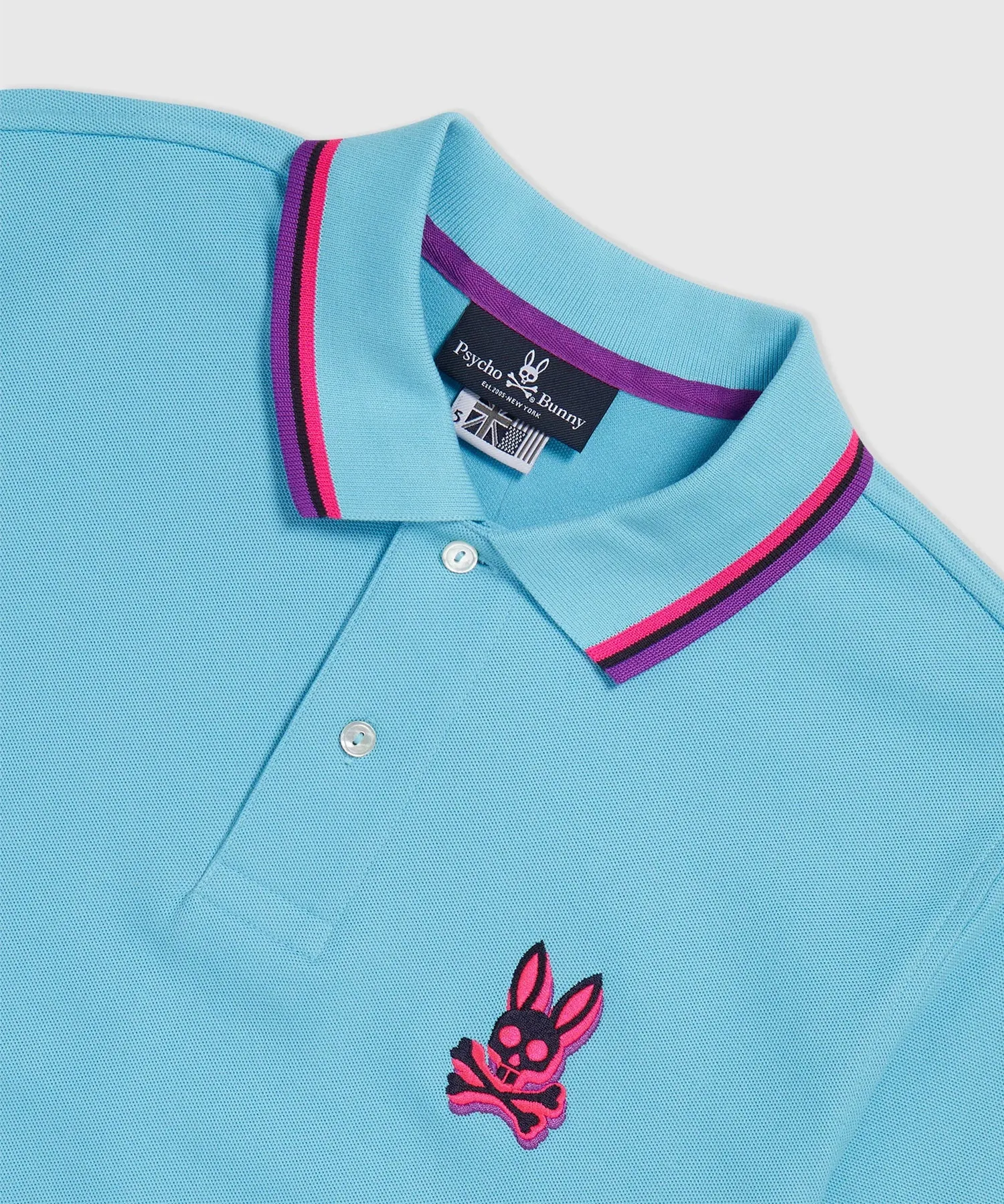 Psycho Bunny Lamport Polo - Clear Sky Blue