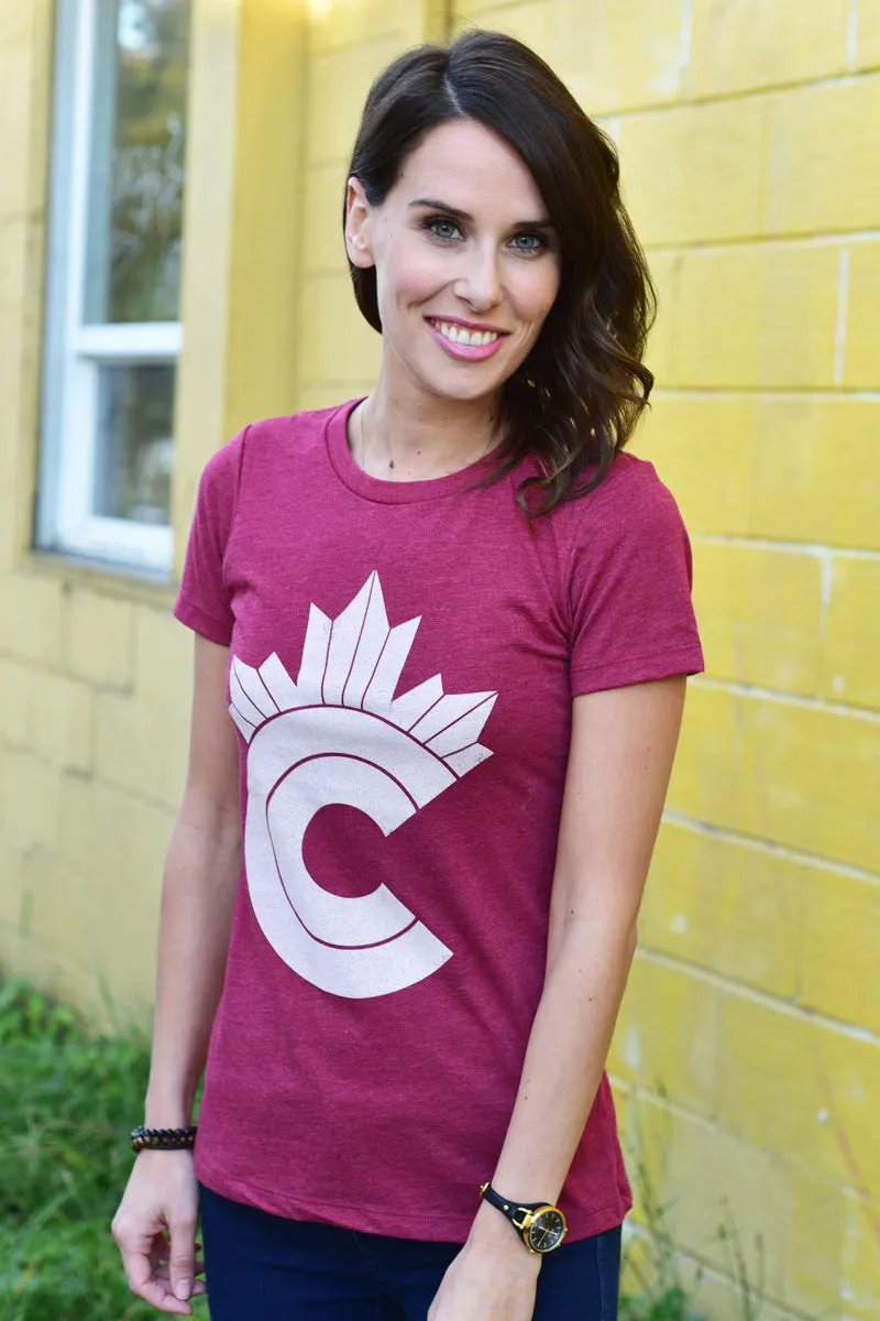 Retro Canadian T-shirt (Womens)