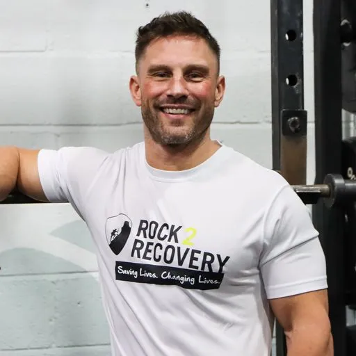 Rock 2 Recovery Fundraising Wick T-Shirt - White