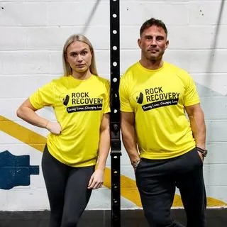 Rock 2 Recovery Fundraising Wick T-Shirt - Yellow