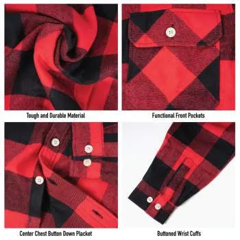 Rothco Extra Heavyweight Buffalo Plaid Flannel Shirt