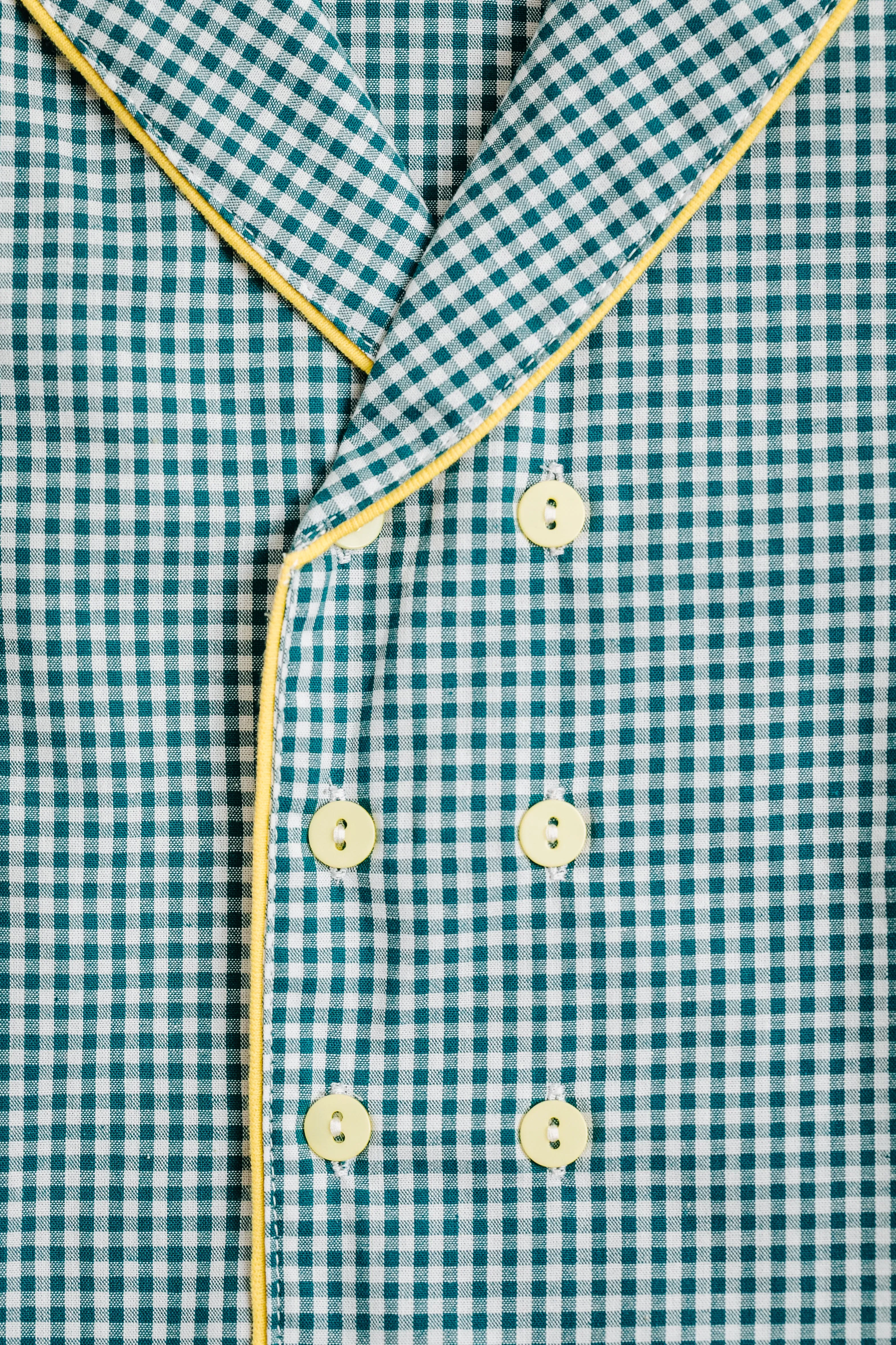 SAMUEL BOYS’ COTTON PYJAMA SET GREEN CHECKS