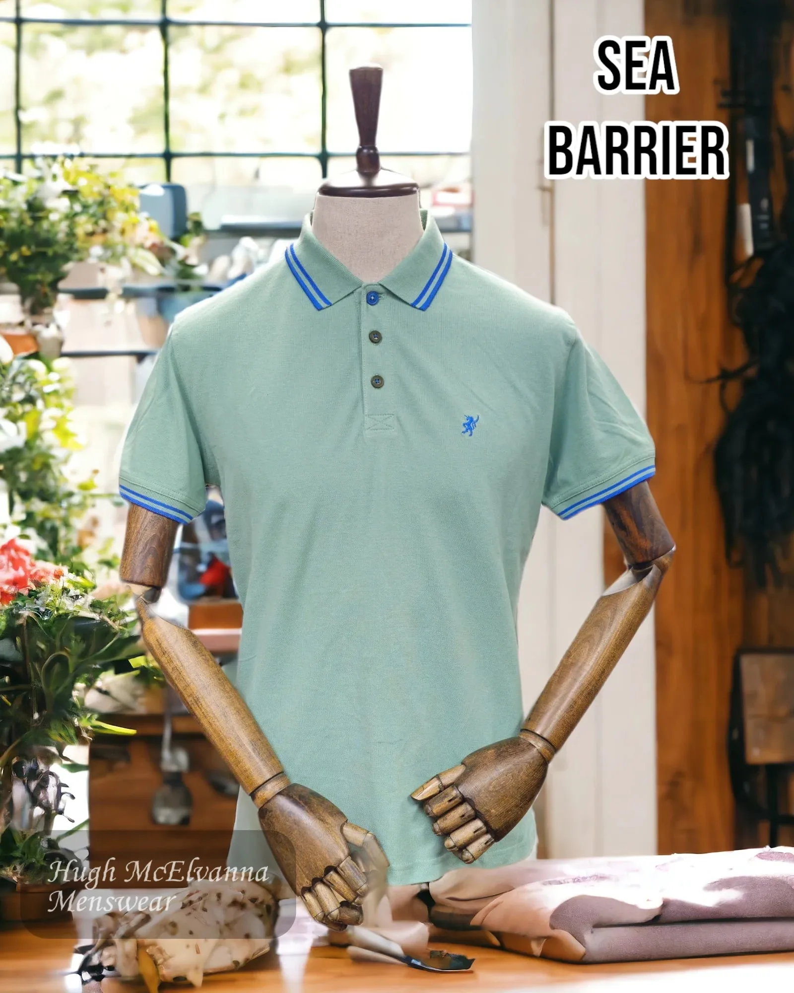 Sea Barrier New Freddy Green Polo