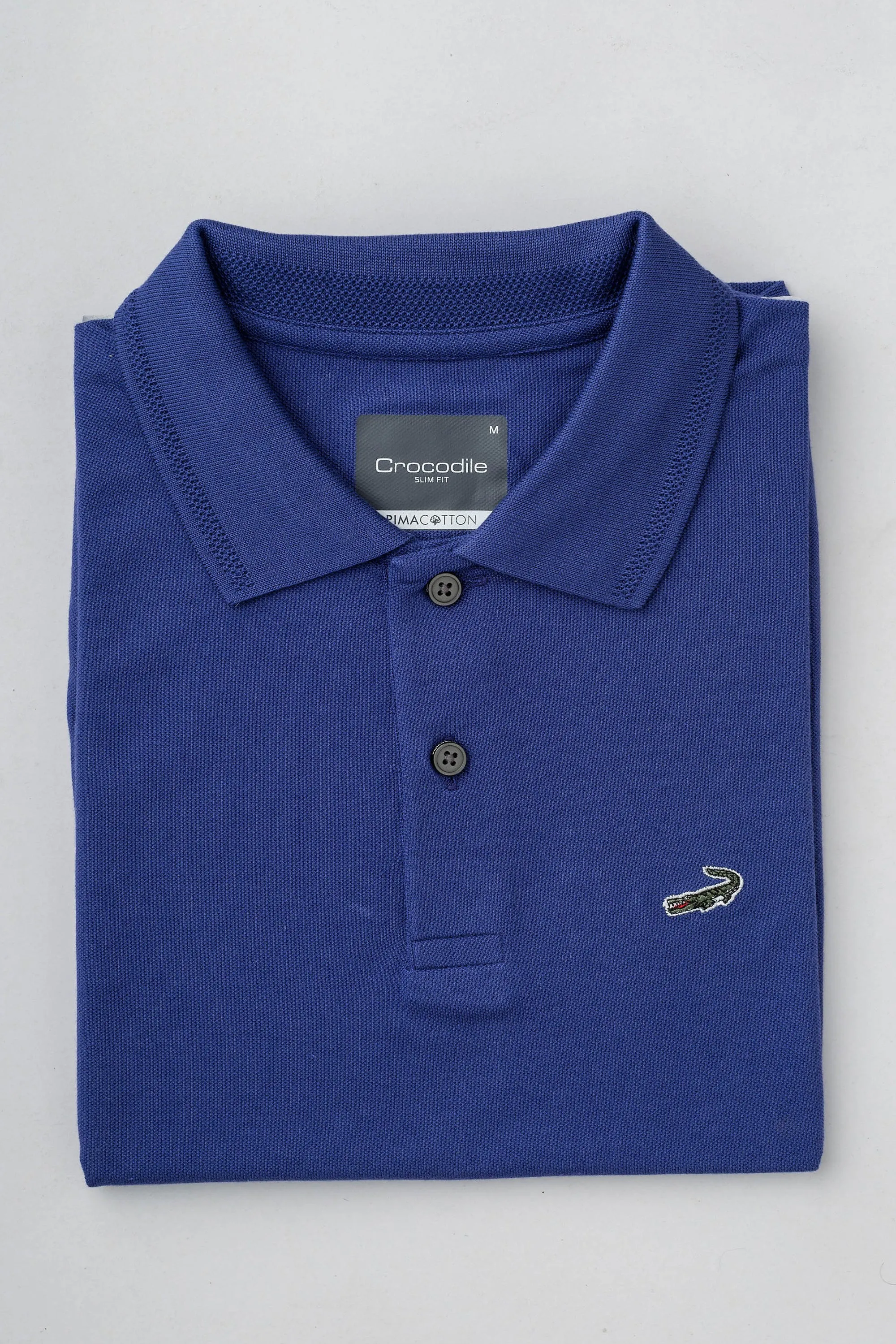 Slim Fit Short Sleeves - Casual Polo - Navy