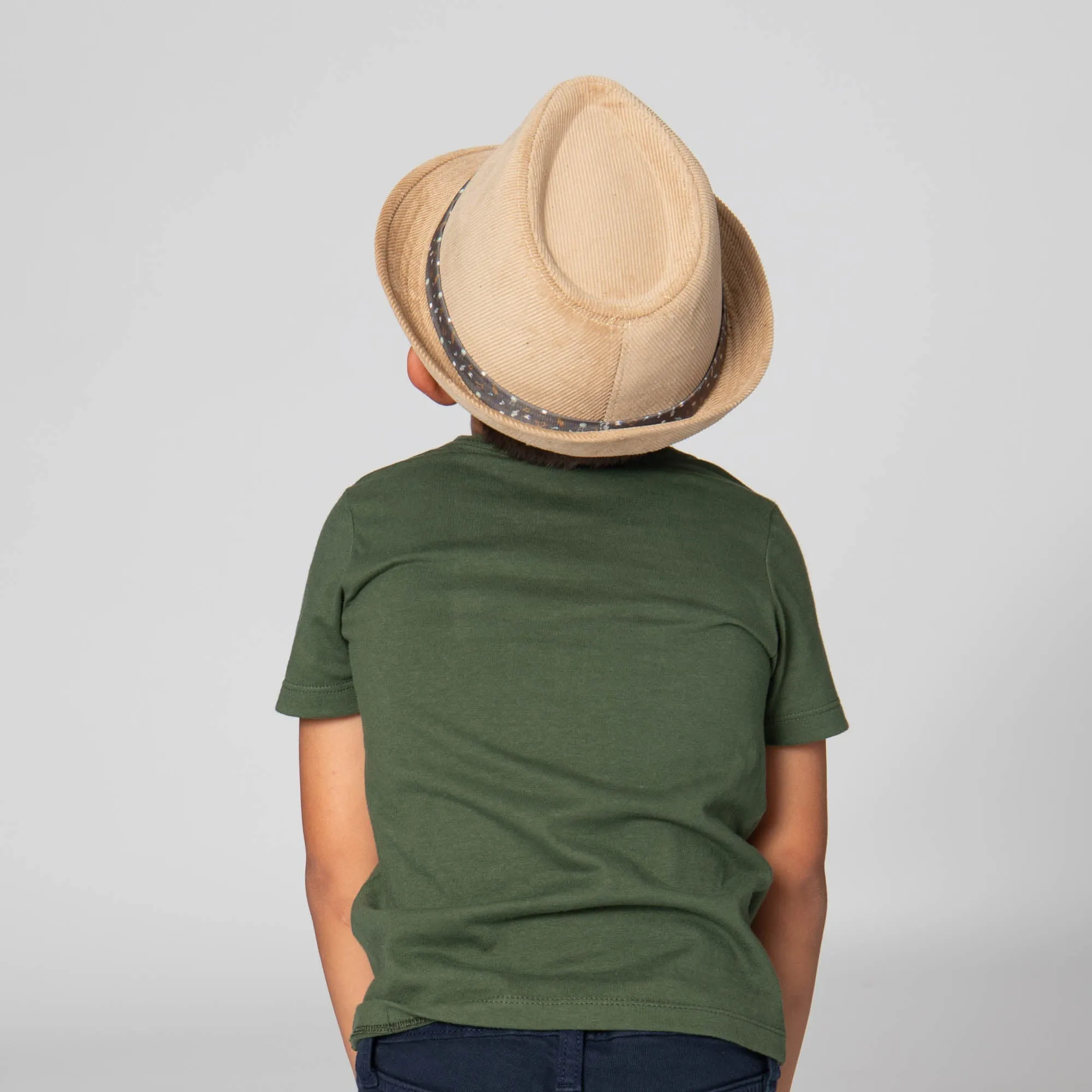 Stingy Brim Corduroy Fedora