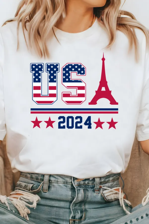 TEAM USA OLYMPICS TEE (COMFORT COLORS)