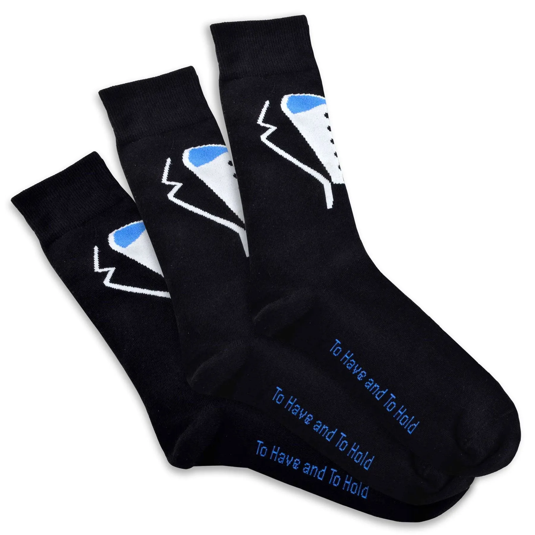 TeeHee Socks Men's Wedding Cotton Crew Groom 3-Pack (50546)