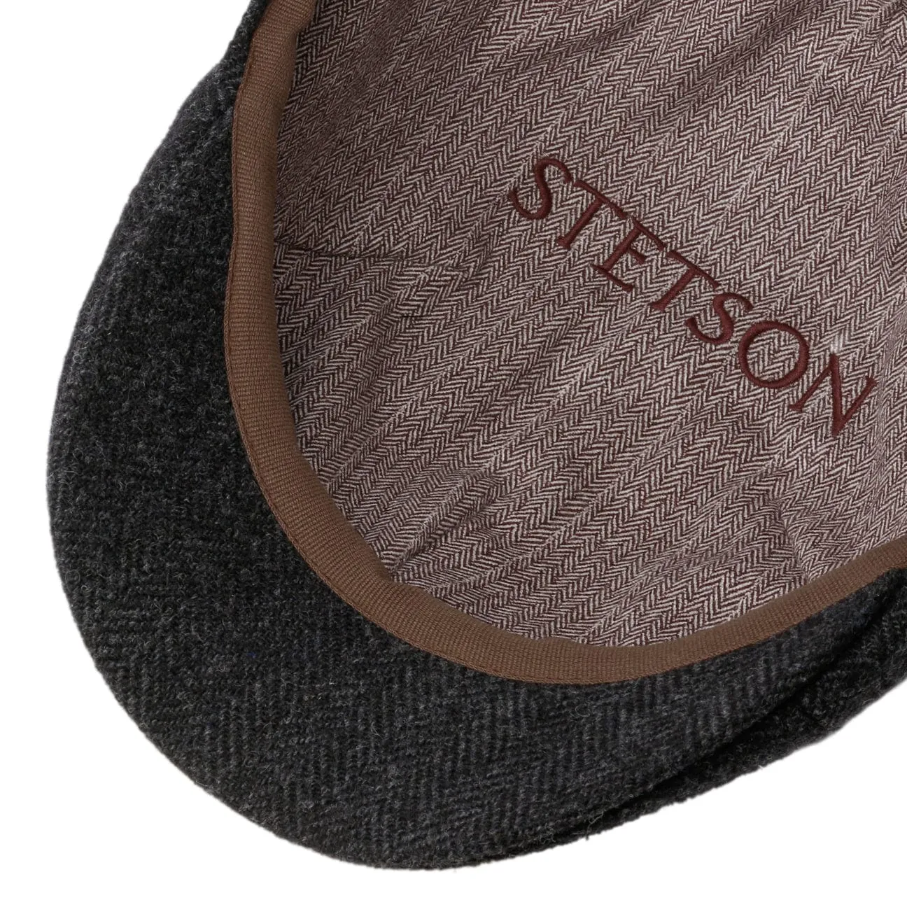 Texas Wool Herringbone Cap by Stetson