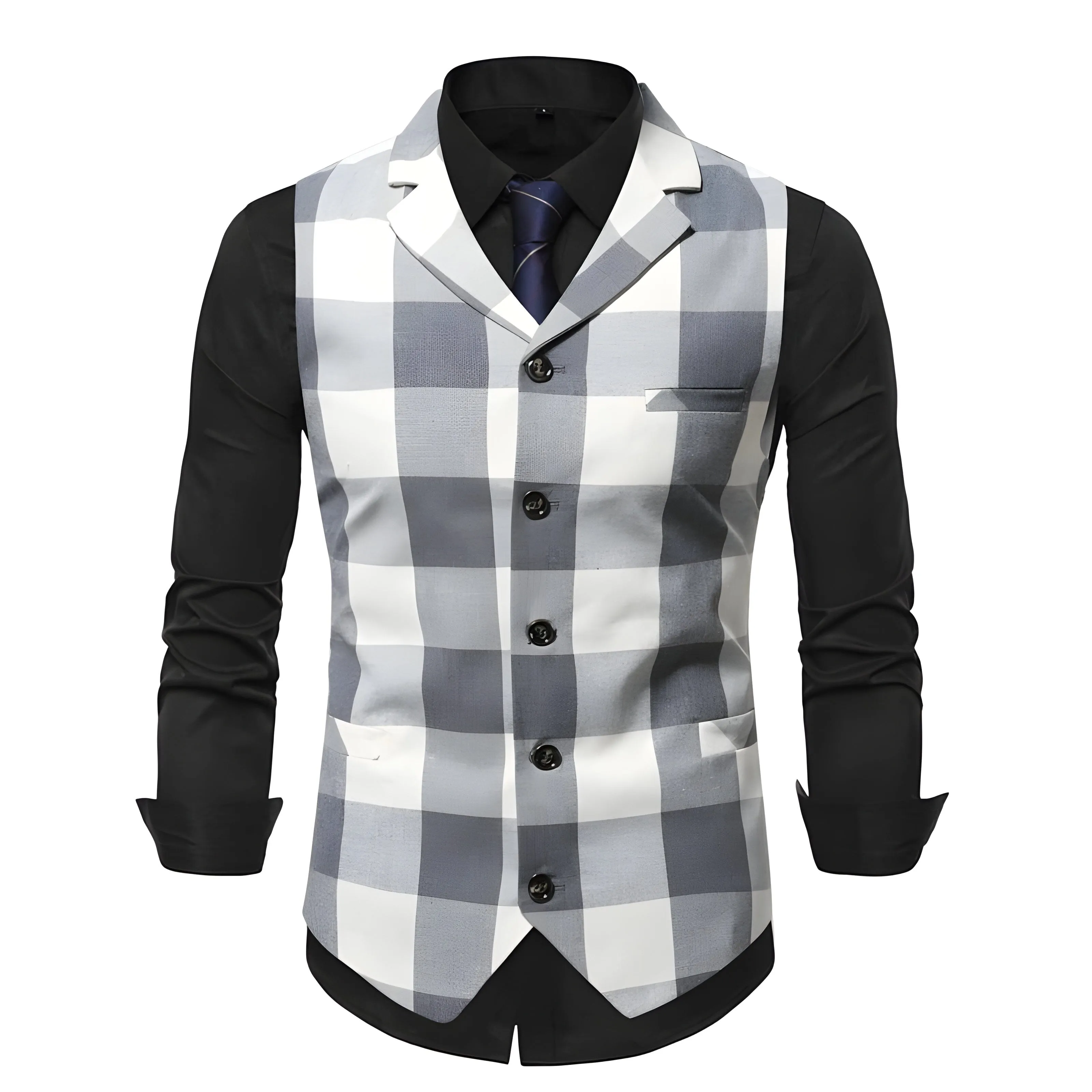 The Cezanne Plaid Vest - Multiple Colors