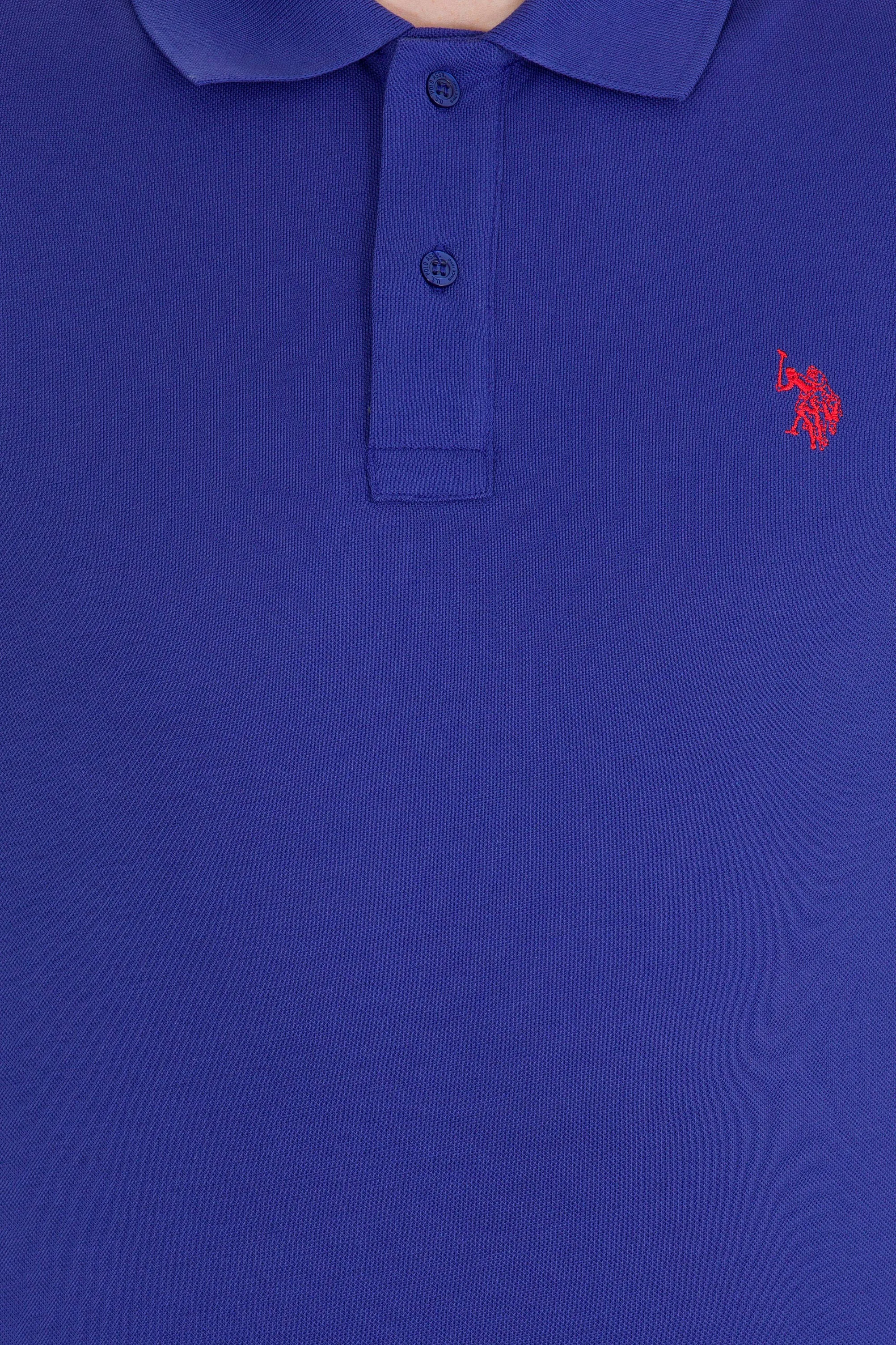 USPA Polo Shirt Men Royal Blue VR212 USPOM193 SCH US Polo Assn.