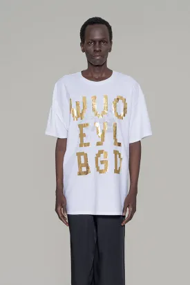 We Buy Gold T-Shirt in White