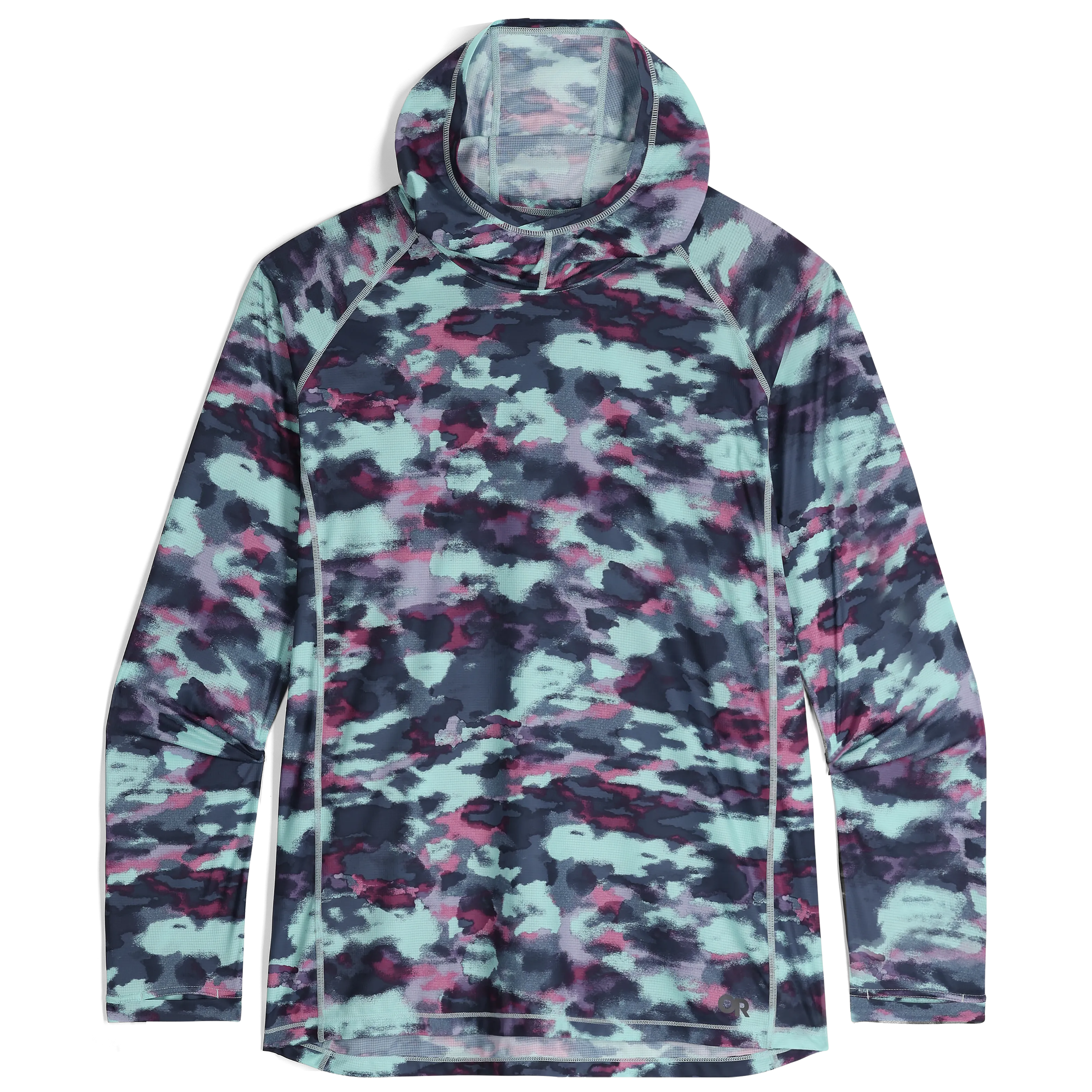 Women's Echo Printed Hoodie-Plus