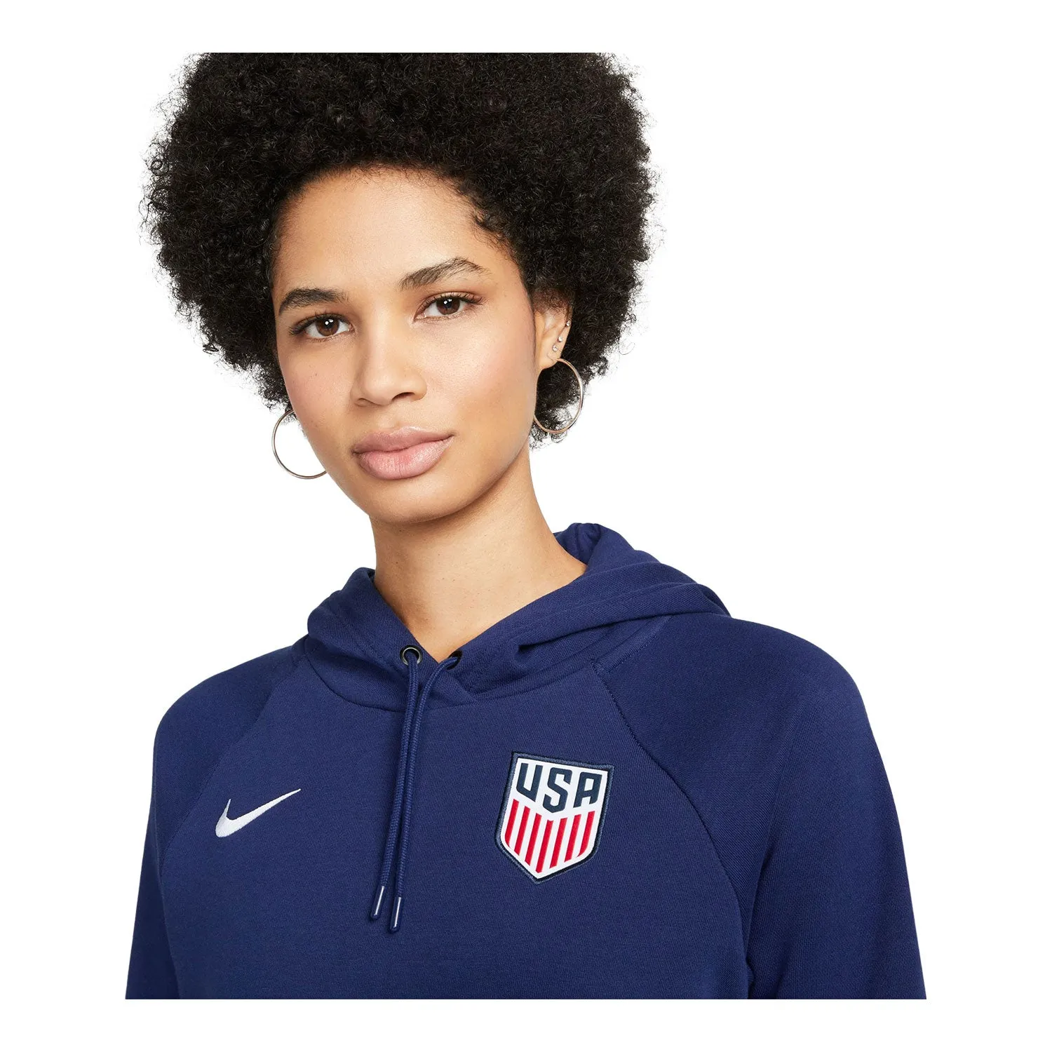 Women's Nike USA Casual Crest Navy Hoodie